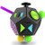 Fidget Dodecagon 12-Side Fidget Cube Relieves Stress and Anxiety Anti Depression Cube for Children and Adults with ADHD ADD OCD Autism -B2 Black Colorful-