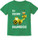 Im Digging Shamrocks St. Patricks Day Tractor Toddler Kids T-Shirt 2T Green