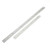 uxcell Stationery Double Sides Straight Ruler 30cm 50cm 2 in 1 Silver Tone