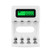 AA/AAA Battery Charger 4 Slots Smart Battery Quick Charging Charger with LCD Display for Rechargeable AA/AAA Rechargeable Batteries