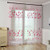 Emptystar Curtain Hooks - Sheer Curtain Tulle Window Treatment Voile Drape Valance 1 Panel Fabric 100x200cm Tulle Voile Door Window Curtain Drape Panel -Pink-