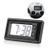 Digital Clock LCD Mini Car Clock Auto Car Truck Dashboard Time Self-Adhesive Bracket Vehicle Electronic Digital Clock with Date Time Calendar Display