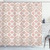 Ambesonne Moroccan Shower Curtain Pastel Colored Complex Tiles with Geometrical Shapes Persian Art Cloth Fabric Bathroom Decor Set with Hooks 70 inch Long Beige Pink