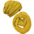 Wrapables Winter Warm Knitted Infinity Scarf and Beanie Hat Set Yellow