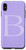 iPhone XS Max Lavender Gray Letter B Initial Monogram Light Purple Lilac Case