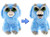 William Mark Feisty Pets Brainless Brian Adorable Plush Stuffed Triceratops that Turns Feisty with a Squeeze