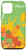 iPhone 12/12 Pro Cute Retro Green Orange Paint Splash Circle Art Design Case