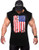 Daupanzees Mens American Flag Shirt Men Workout Shirt Sleeveless Hoodie Gym Clothes Cool Tank Tops for Men Muscle Shirts Black