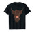 Scottish Highland Cow Face Highlander Cattle T-Shirt