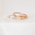 stackable ring. pebbled stacking band. rose yellow gold filled or sterling silver. minimalist ring. hammered textured rings. wedding band.