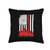 JonFriday USA Fire Department Firefighter Gifts USA Flag Pine Trees Firefighter Thin Red Line Fireman Gift Throw Pillow 16x16 Multicolor