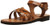 Jerusalem Sandals Womens Miriam Flat Sandal Honey 42 EU/11 M US