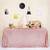 60x102 Rectangular Sparkly Rose Gold Sequin Table Cloth Sequin Table ClothCake Sequin Tablecloths Sequin Linens for Wedding