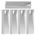 USB Stick Weisite 5 Pack 32GB Pen Thumb Flash Drives Jump Drive Memory External Memory Stick with Keychain Design -Silver-