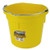 Miller Manufacturing P20FBYELLOW Plastic Flat Back Bucket for Horses 20-Quart
