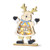 BARMI Christmas LightLuminous Wood Santa Claus Snowman Elk Shape Night Light Christmas Display MoldMake Your Christmas Have a Good Memories Elk