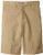 Dickies Occupational Workwear LR303DS 50 Polyester/Cotton Relaxed Fit Men's Industrial Flat Front Short with Button Closure, 50" Waist Size, 11" Inseam, Desert Sand