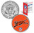 Merrick Mint Bengals NFL Logo Licensed John F. Kennedy Half Dollar COA  and  Display Stand