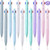 Multicolor Ballpoint Pen 4-in-1 Colored 0.5 mm Fine Point Gel Ink Pens Retractable Ballpoint Pen for Taking Notes Writing Journaling Planner Birthday Presents School Office Supplies -12 Pieces- -12-