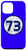 iPhone 12 mini Nerdy Number 73 Blue Circle Math Science Teacher Geek Gift Case