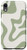 iPhone XR Retro Liquid Swirl Abstract Aesthetic Pattern Sage Green Case