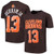 Odell Beckham Jr Cleveland Browns Brown Youth 8-20 Mainliner Name  and  Number Player T-Shirt -Large 14/16-