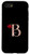 iPhone SE -2020- / 7 / 8 Letter B rose pink monogram phone case initial B black Case