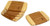 Simply Bamboo CBN686 6 Piece Napa Cutting Board Set, 8" L x 6" W, 8 X 6 X 0.75