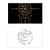 Pattern Totem Geometry Alien Circle New Year Festival Greeting Card Bless Message Present