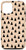 iPhone 12/12 Pro Light Brown and Black Boho Chic Polka Dot Triangles Pattern Case