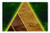 LESGAULEST Doormat Floor Rug/Mat -23.6 x 15.7 inch- - Triangles Form Pattern Design Green Yellow