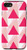 iPhone SE -2020- / 7 / 8 Minimal Blush Pink Color Block Geometric Triangle Art Print Case