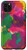 iPhone 11 Pro Max Abstract Watercolor Circle Splotches Red Green Yellow Case