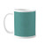 Blue Patterns Circle Dotted Lines Mug Pottery Ceramic Coffee Porcelain Cup Tableware