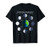 Moon Phases Around Earth Graphic T-Shirt