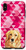 iPhone XS Max Golden Retriever Dog Pink Triangle Camouflage Camo Pattern Case