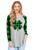 St Patricks Day Shirt Women Irish Green Plaid Long Sleeve Shamrock Raglan Tops Clover S St Patricks Day Shirt Women Irish Green Plaid Long Sleeve Shamrock Raglan Tops Clover S