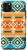 iPhone 11 Pro Max Unique White Turquoise Orange Blue Aztec Navajo Pattern Case