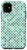 iPhone 11 Mint Green Blue Polka Dots Pattern Polka Dot Circle Retro Case