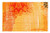 LESGAULEST Doormat Floor Rug/Mat -23.6 x 15.7 inch- - Background Worked Orange Yellow Texture