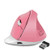 Binchil Vertical Optical Computer Mouse Ergonomic Rechargeable USB Gaming Mouse Upright Mice for PC Laptop -Pink