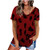 Womens Basic Tops Casual Leopard Print Raglan Short Sleeve T-Shirt Tunic Loose Crewneck Blouse Summer Top Tees Wine