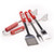 BSI NCAA North Carolina State Wolfpack 4 Piece Barbecue Set