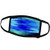 3dRose Image of Abstract Photo Collage of Blue Green Waters - Face Covers -fc_234110_2-
