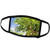 3dRose Young Branches with Green Leaves on an Old Poplar Tree Trunk - Face Covers -fc_283959_2-