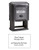 Infusion Custom Self-Inking Rubber Stamp - Large Rectangular Stamp - -1-1/4 inch x 2 inch -