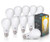 Triangle Bulbs 10-pack 9 Watt (60 Watt Equivalent) A19 Dimmable LED Light Bulbs, Soft White