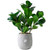 Artificial Plants?Fake Plant Indoor Artificial Potted Plants Artificial Plants In Pots For Home Decor Indoor Used For Home Office Decoration Artificial Fake Plants Green Plants -Watercress leaf-