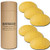 Konjac Facial Sponge -6 Pack- Individually Wrapped Turmeric -Yellow- Konjac Sponges for Soft and Gentle Cleansing