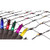 2 x 8 Multi-Color Twinkle Mini LED Net Style Tree Trunk Wrap Christmas Lights - Brown Wire